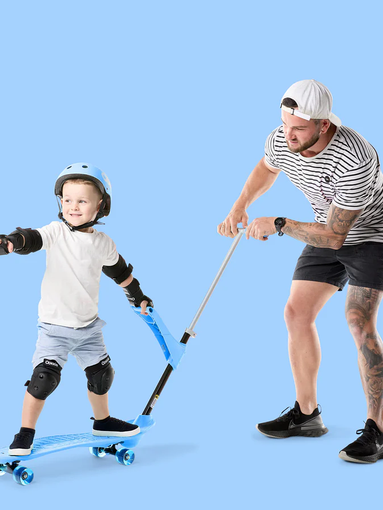 Ookkie Skateboard Blue 4