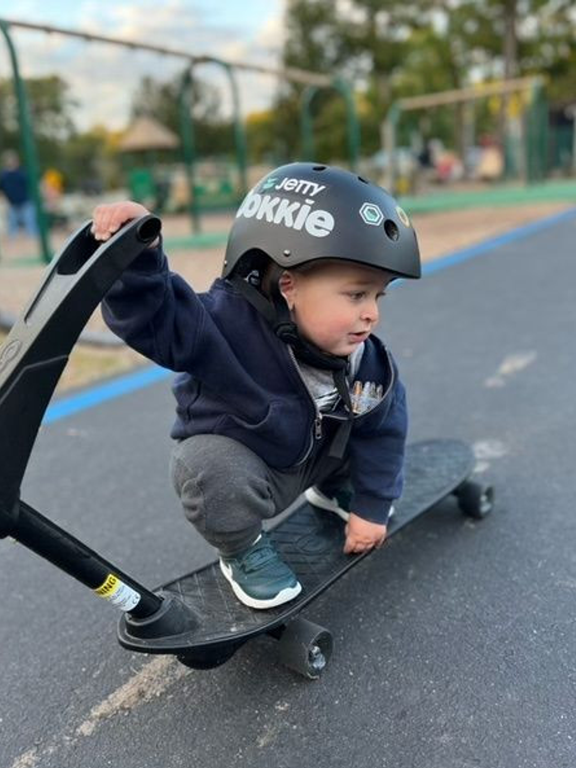 Ookkie Skateboard Black 6