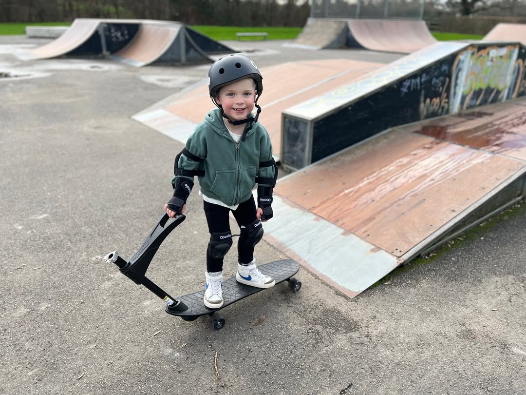 Ookkie Skateboard Black 7