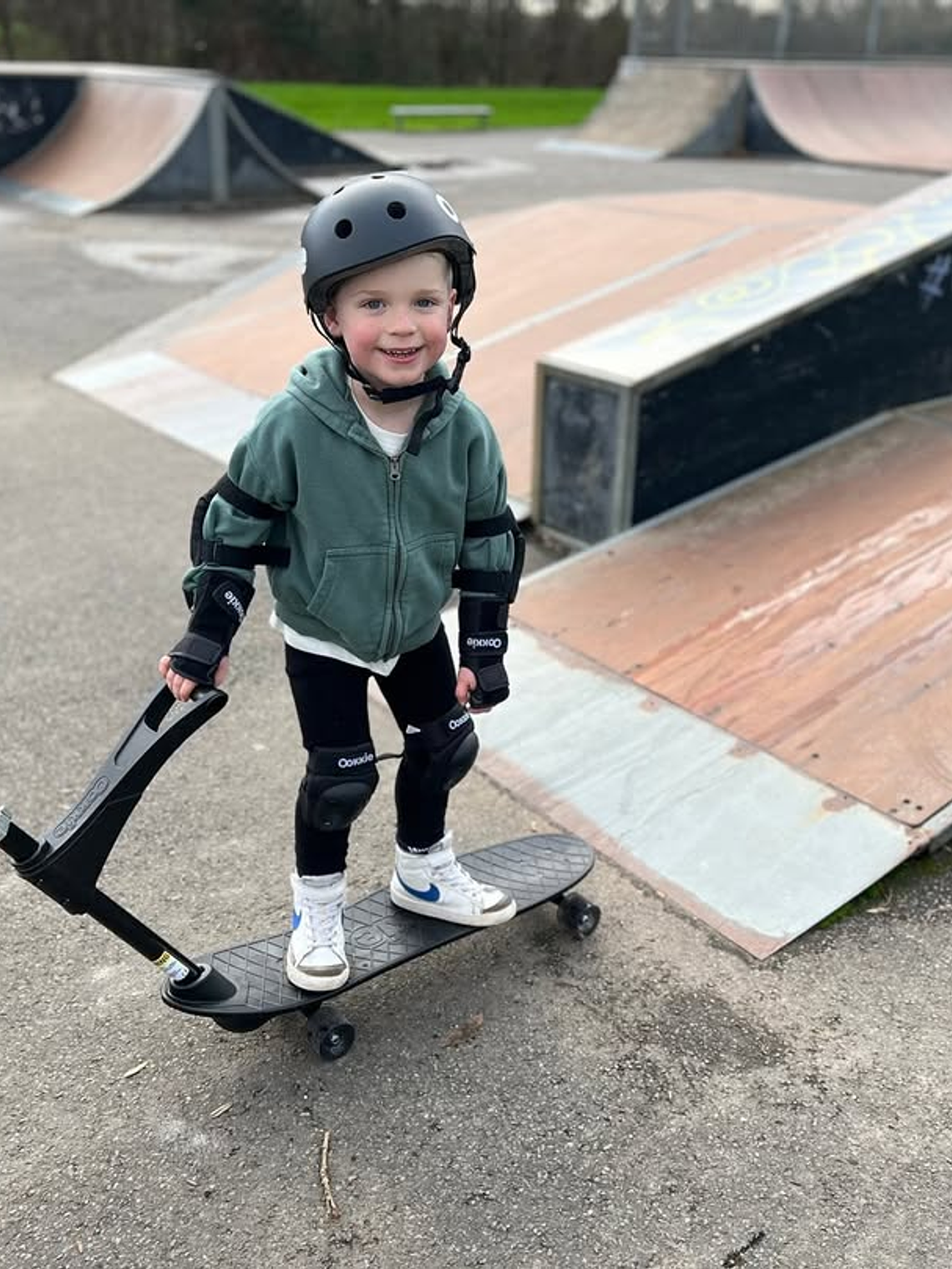 Ookkie Skateboard Black 7