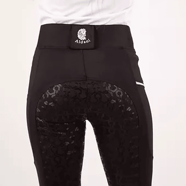 Leggings full seat Ale color negro