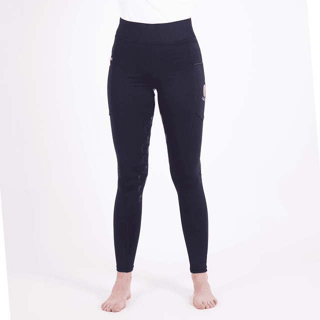 Leggings full seat Maca color azul