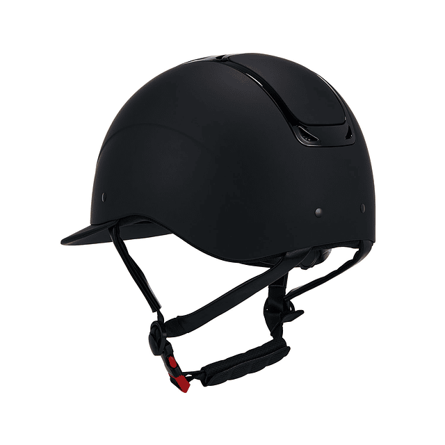 Casco ultraligero con "efecto" seda Equestro visera ancha ET07502