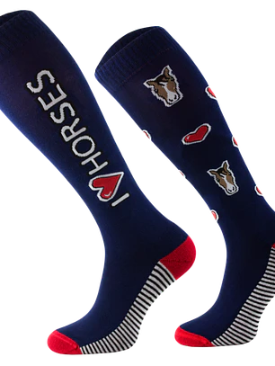 Calcetines de equitación Love Horses