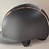 Casco de equitación E06 negro mate - gliter - rose gold