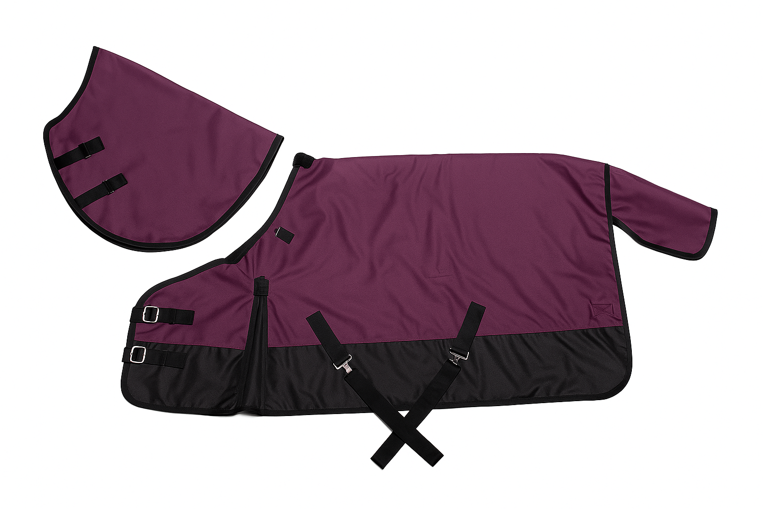 Capa de invierno delux cuello desmontable 6