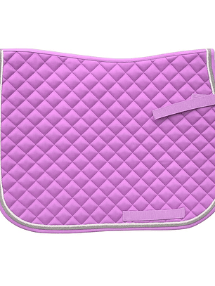 Mandil Clásico Aldani – Lila con Cordones Blanco y Plata