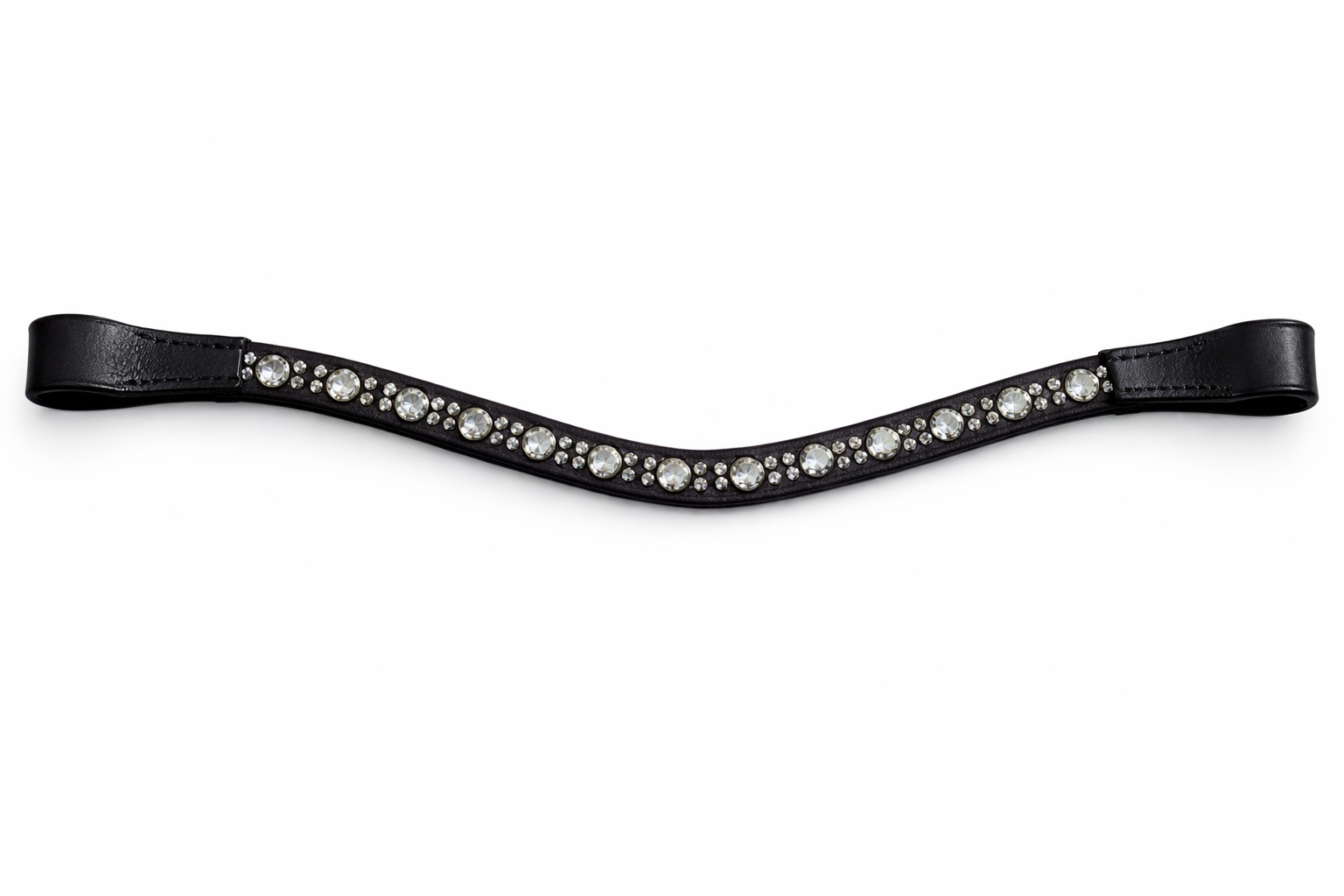 Frontalera de Cuero con Cristales BBO-BB-12 1