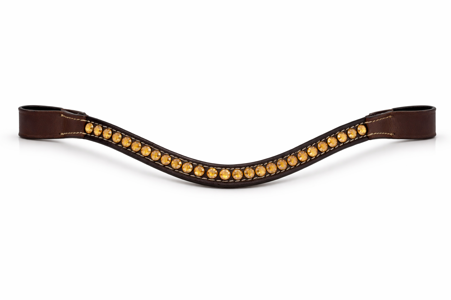 Frontalera de Cuero con Cristales BBO-BB-15 1