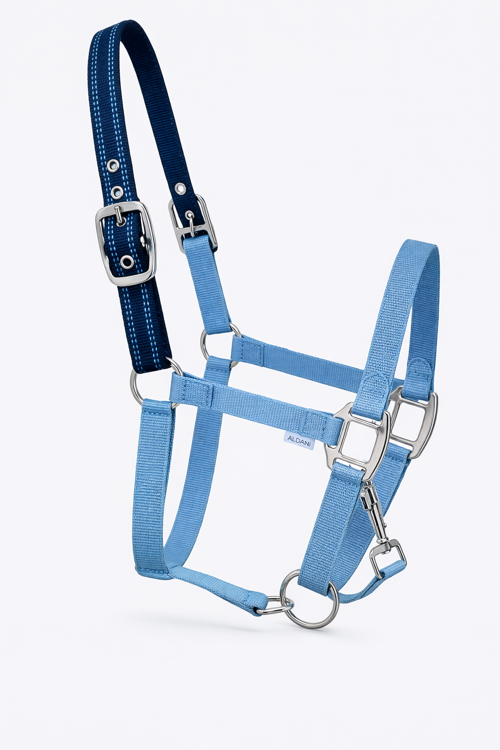 Jáquima Nylon Doble Color – Herrajes Níquel 1