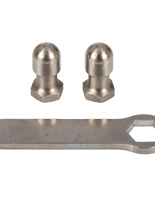 Puntas Intercambiables Redondeadas 25 mm para Espuelas Acavallo Arena Aluplus 2.0 (AC739A)