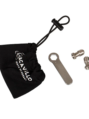 Puntas Intercambiables Redondeadas 25 mm para Espuelas Acavallo Arena Aluplus 2.0 (AC739A)