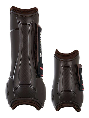 Set Protectores Manos + Patas Cerrado Equestro Platinum, color café – TPU & Neopreno, FULL