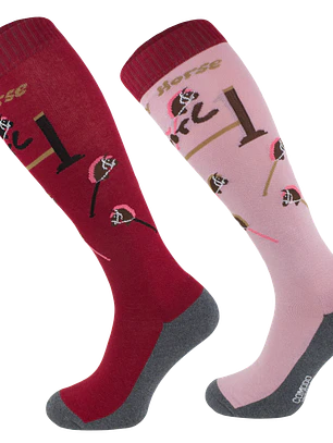 Calcetines de equitación Hobby Horse 3 Bordo 