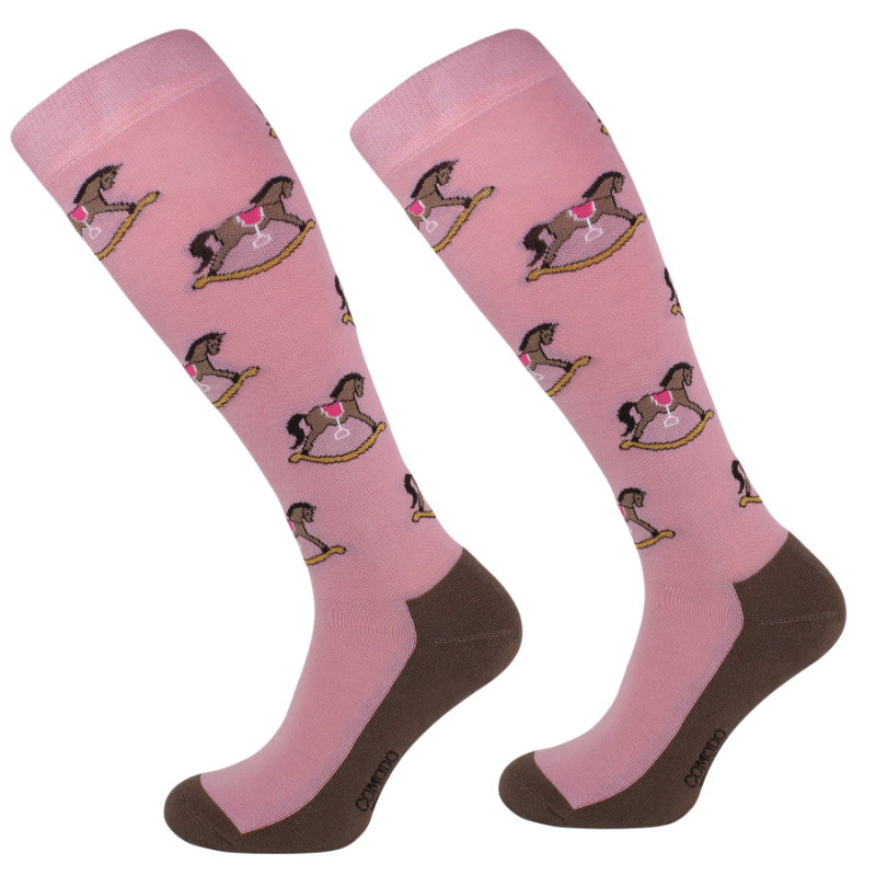 Calcetines de equitación Rocking horse pink 1