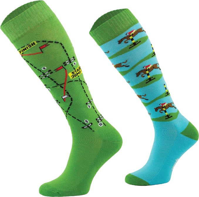 Calcetines de equitación recorrido multicolor 1