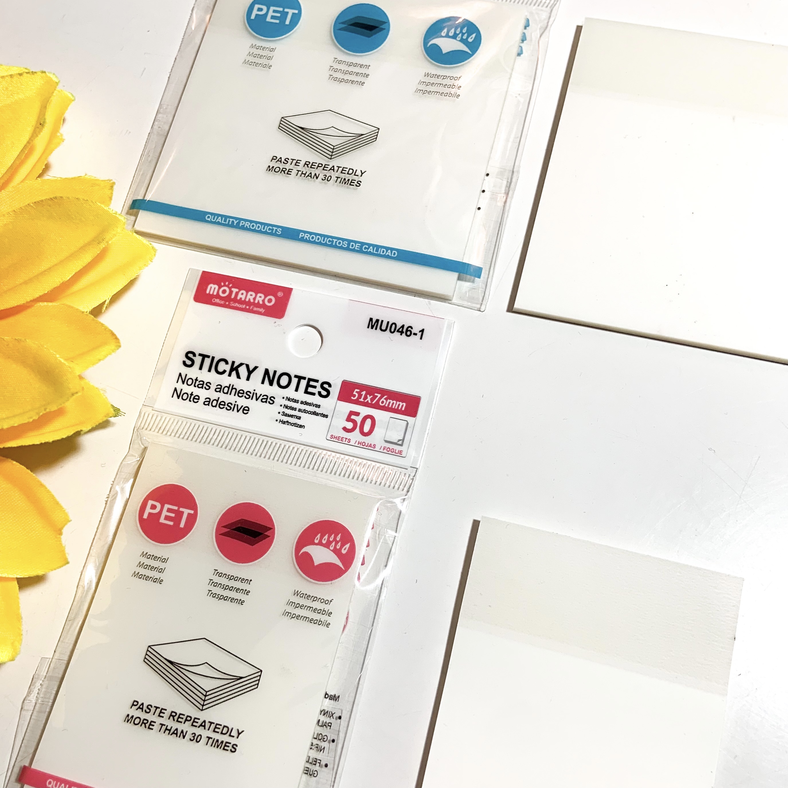 Sticky Notes Transparentes (Post-it)