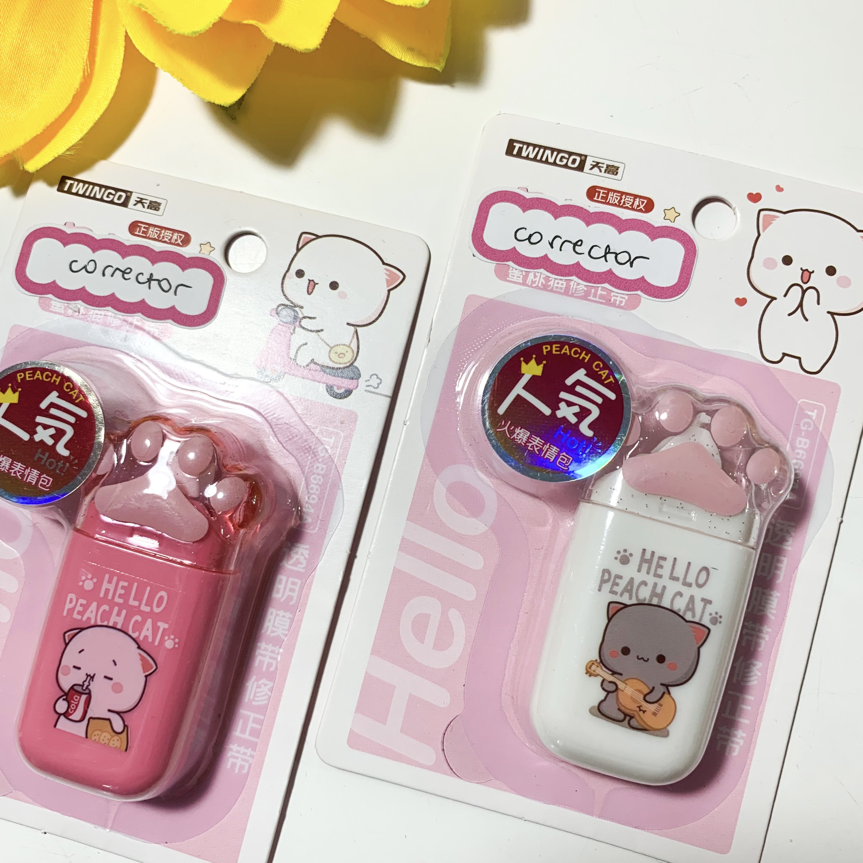 Corrector en cinta Mochi Mochi Peach Cat