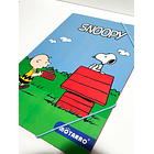 Carpeta Oficio con elástico Snoopy 23x28cm 1