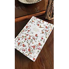 Cuaderno Tapa dura -  Art Journal Floral - Hojas Ahuesadas Lisas 3