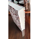 Cuaderno Tapa dura -  Art Journal Floral - Hojas Ahuesadas Lisas 2