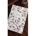 Cuaderno Tapa dura -  Art Journal Floral - Hojas Ahuesadas Lisas 1