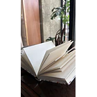 Cuaderno Tapa dura -  Art Journal Floral - Hojas Ahuesadas Lisas 4