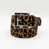 CORREA UNIFAZ ANIMAL PRINT PREMUIM PELO 40mm HEBILLA CUADRADA (111801)
