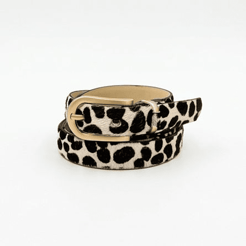 CORREA UNIFAZ ANIMAL PRINT PREMUIM PELO 20mm (1109)