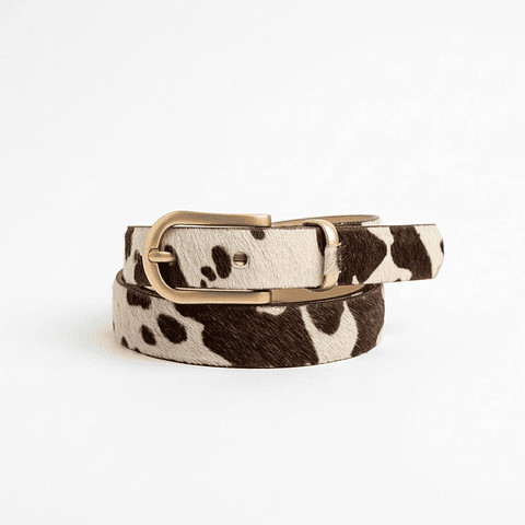 CORREA UNIFAZ ANIMAL PRINT PREMUIM PELO 20mm (1109)