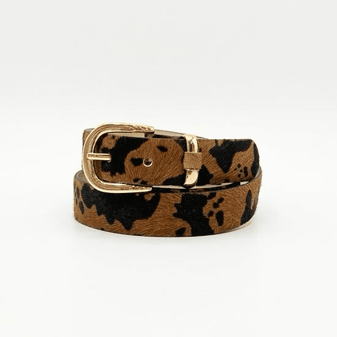 CORREA UNIFAZ ANIMAL PRINT PREMUIM PELO 30mm (111402)