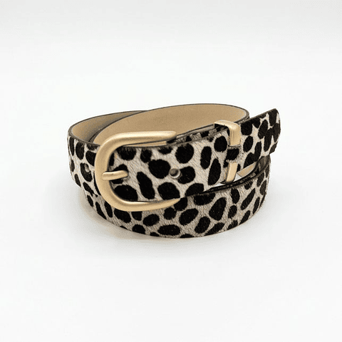 CORREA UNIFAZ ANIMAL PRINT PREMUIM PELO 30mm (111401)