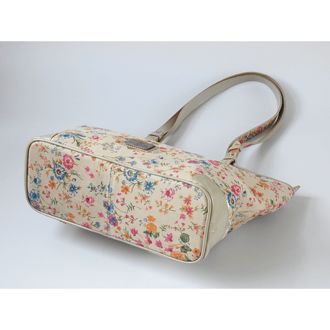 Cartera cuero Simply Floreada