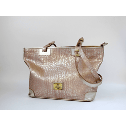 Cartera cuero modelo Simply Rosa Gold