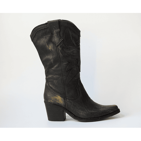 Bota cuero Western Oxido