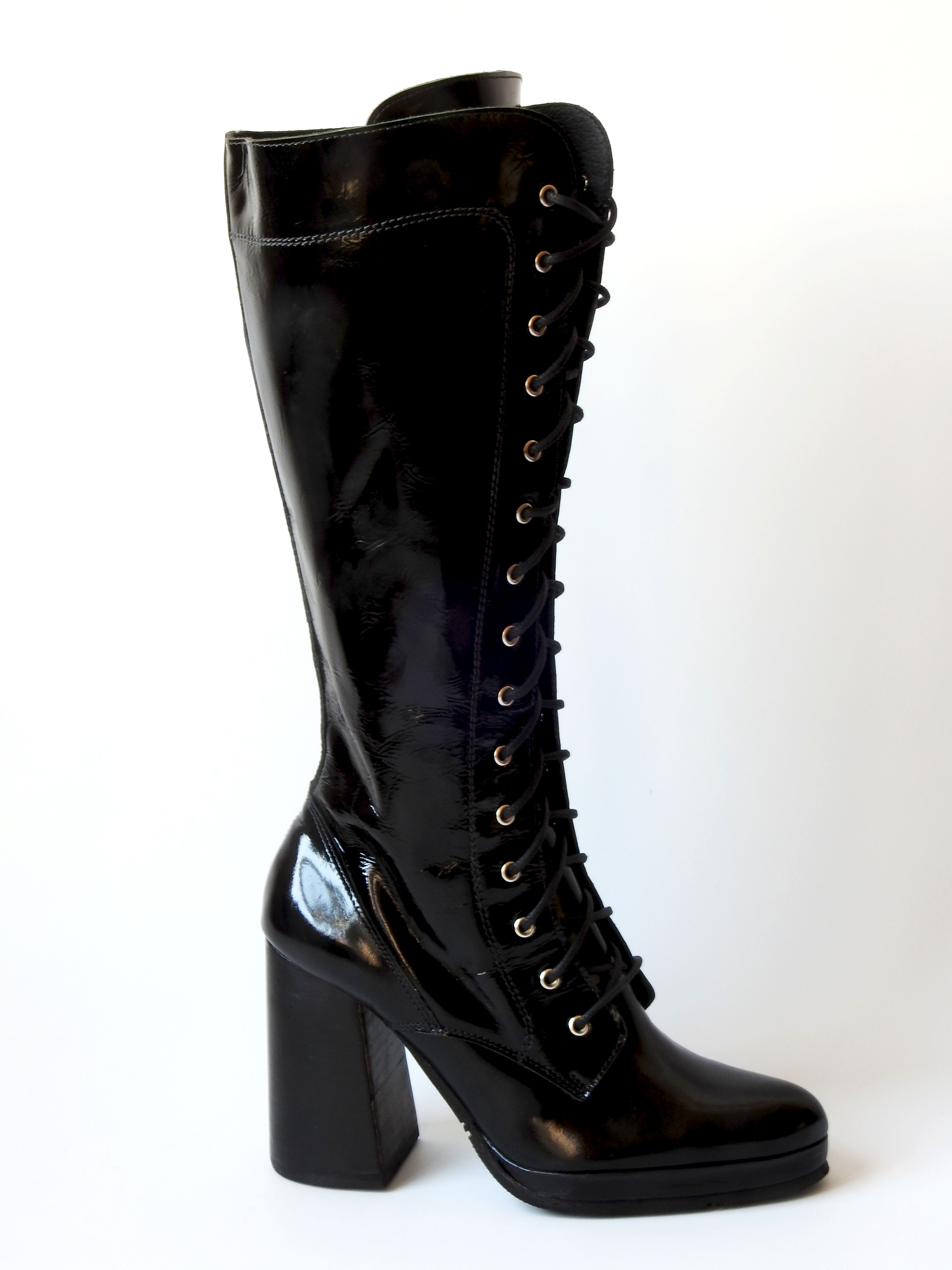 Bota cuero Chagall Negra