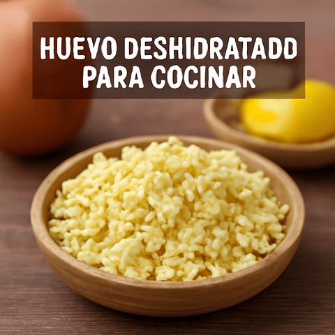 Huevo deshidratado (equivalente a 5 huevos)
