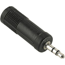  Adaptador de Audio Hembra 6,3 mm a plug Macho 3,5 mm, stéreo