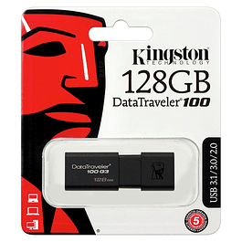 Kingston Pendrive DataTraveler 100 G3 128GB 3.0