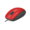 Mouse USB Logitech M110 ROJO