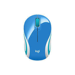 Mouse Inalámbrico Ultraportátil M187 Azul