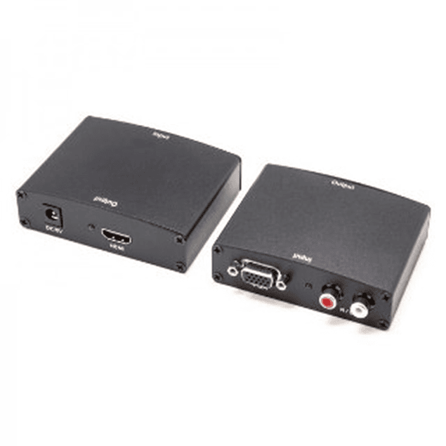Adaptador VGA - HDMI caja metálica