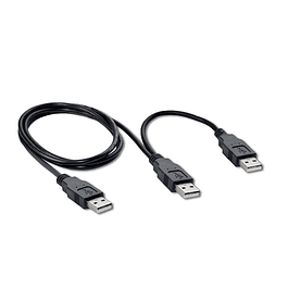Cable USB a doble USB