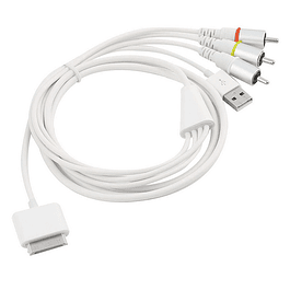 Cable iPhone 4 a Rca