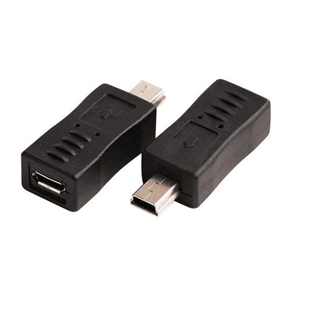 Adaptador Miniusb a Microusb hembra