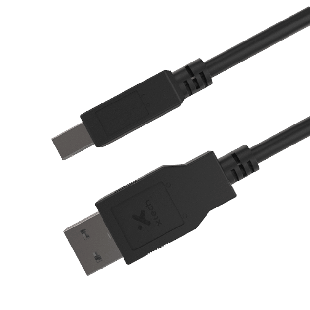 Cable USB 2.0 A-macho a B-macho Xtech
