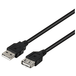 CABLE USB 2.0 A MACHO - USB 2.0 A HEMBRA Xtech