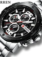 Reloj Hombre Curren 8336 Cuarzo Cronografo Correa Acero Lujo - Miniatura 2