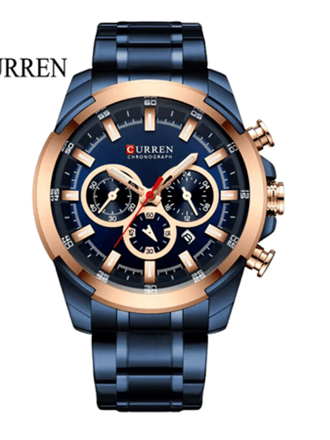 Reloj Curren 8361 Cuarzo Acero Inoxidable Cronógrafos 1