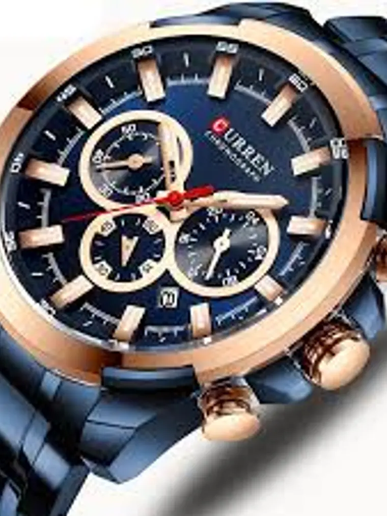 Reloj Curren 8361 Cuarzo Acero Inoxidable Cronógrafos 3